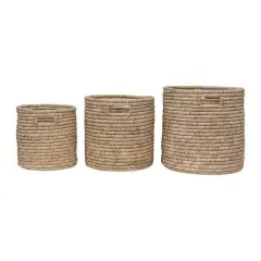 Hello Honey&reg; Natural Grass Basket Set