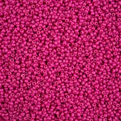 John Bead Terra Intensive 10/0 Czech Glass Seed Beads, 500g Pink Matte