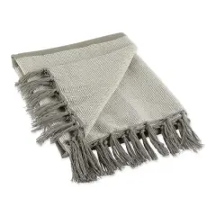 DII&reg; Urban Cityscape Border Throw Gray