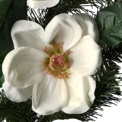 6ft. North Valley Spruce Magnolia Flower Garland