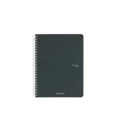 Fabriano&reg; EcoQua Spiral Bound Lined Notebook Dark Green