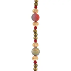Red & Gold Glass & Metal Bead Mix by Bead Landing&trade;