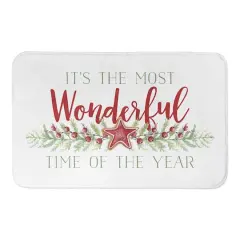 The Most Wonderful Time of the Year Bath Mat