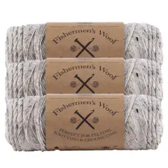3 Pack Lion Brand&reg; Fishermen's Wool&reg; Yarn Birch Tweed