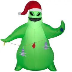 3.5ft. Airblown&reg; Inflatable Christmas Oogie Boogie in Santa Hat with Light String