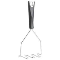 Martha Stewart Everyday Gray Stainless Steel Masher Utensil