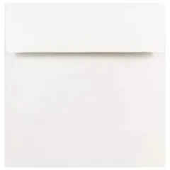 JAM Paper 8" White Square Invitation Envelopes, 25ct.