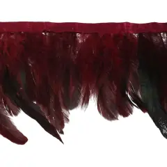 6" Natural Feather Trim by Celebrate It&reg; Red