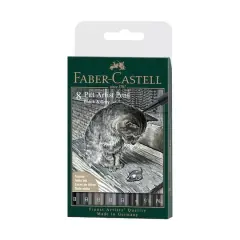 Faber-Castell&reg; PITT&reg; Artist Pen Soft Brush Set, 8 Piece