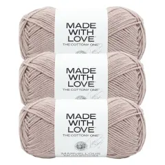 3 Pack Lion Brand&reg; Tom Daley Made with Love&trade; The Cottony One&trade; Yarn Marvellous Mushroom