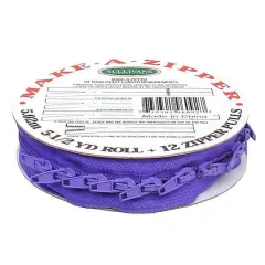 Sullivans Make-A-Zipper, 5.5yd. Dark Purple