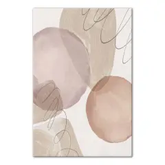 Blush Doodles 24" x 36" Canvas Wall Art