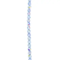 Preciosa Glass Crystal Round Beads, 4mm by Bead Landing&trade; Light Sapphire AB