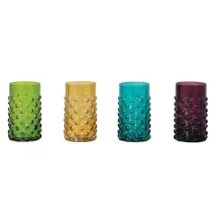Hello Honey&reg; 5" Hobnail Drinking Glasses, 4ct.