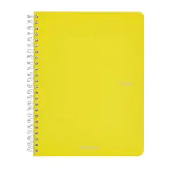 Fabriano&reg; EcoQua Spiral Bound Lined Notebook Yellow