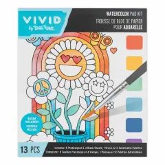 VIVID by Brea Reese&reg; Rainbow Watercolor Pad Kit