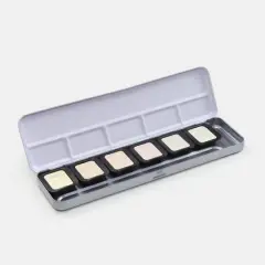 Finetec Iridescent Pixie Dust Watercolor 6 Color Tin Set