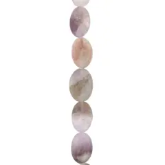 Matte Amethyst Oval Beads, 12mm by Bead Landing&trade;