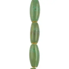 Green Ceramic Oval Beads, 29.5mm by Bead Landing&trade;