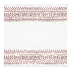 Knit Snowflakes 10x10 Cotton Twill Napkin