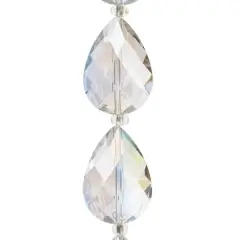 Crystal Glass Teardrop Beads, 25mm by Bead Landing&trade;