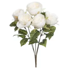 17" Rose Water Resistant Bush by Ashland&reg; White