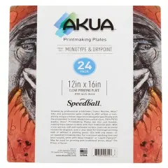 Speedball&reg; Akua&trade; 12" x 16" Printing Plates, 24ct.