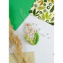 Abris Art Corn Bead Embroidery Decoration Kit