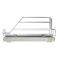 Household Essentials Glidez Chrome-Plated Steel Slide-Out Storage Organizer