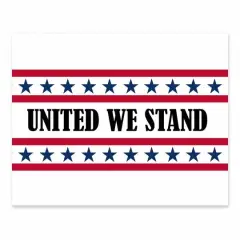 10" United We Stand Tabletop Canvas