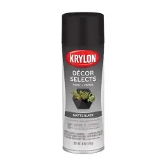 Krylon&reg; D&eacute;cor Selects Matte Paint & Primer Black