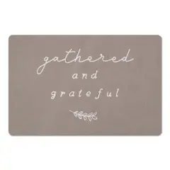 Gathered And Grateful 18" x 27" Floor Mat