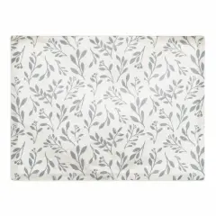 Delicate Floral Placemat Blue and White