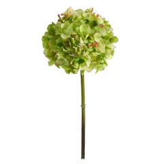 Green Hydrangea Artificial Flower Stem, 3ct.
