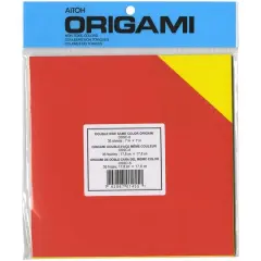 Aitoh 7" Assorted Double-Sided Origami Paper, 36 Sheets