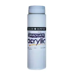 Daler-Rowney&reg; Graduate Acrylic, 500mL Mixing White