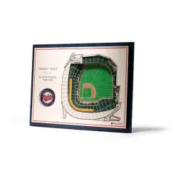 MLB Team 5-Layer StadiumView Wall Art Minnesota Twins