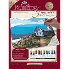 Royal & Langnickel&reg; Artist Canvas Series The Lighthouse Paint By Number Kit