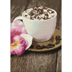 Wizardi Cappuccino Diamond Painting Kit
