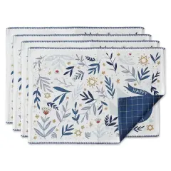 DII&reg; Hanukkah Dove Printed Placemats, 4ct.