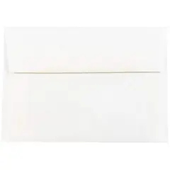 JAM Paper A1 Parchment Invitation Envelopes, 50ct. White