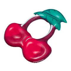46" Red & Green Cherry Inflatable Swimming Pool Ring Lounger
