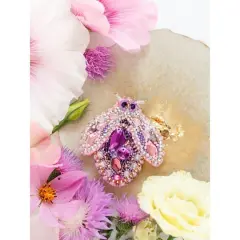 Abris Art Decoration Ametrine Wings Bead Embroidery Kit