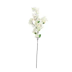 47" White Bougainvillea Flower Stems, 3ct.