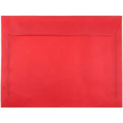 JAM Paper 9" x 12" Booklet Vellum Envelopes, 25ct. Primary Red