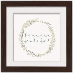 Grateful Fall Print in Black Frame