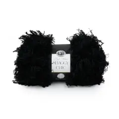 Lion Brand&reg; Haute Stitches Shaggy Chic Yarn Ebony