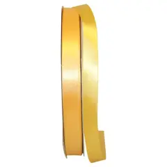 JAM Paper 5/8" x 100yd. Double Face Satin Ribbon Yellow Gold