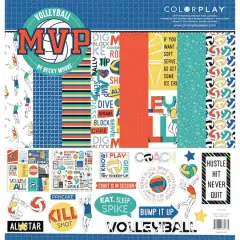 ColorPlay Collection Pack 12" x 12", MVP Volleyball