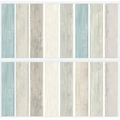 RoomMates Blue & Brown Barn Wood Plank Peel & Stick Giant Wall Decals